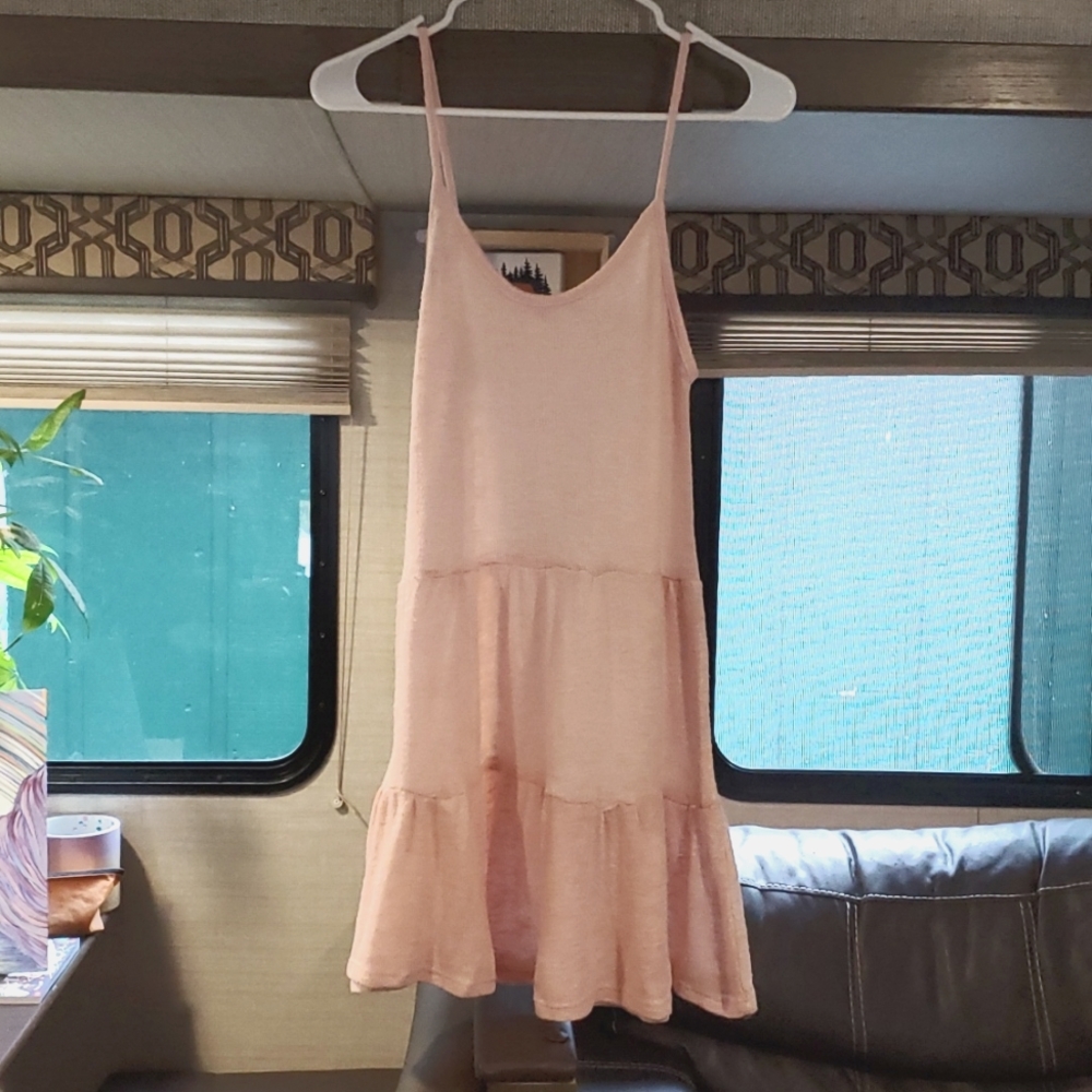 EUC Audrey Spaghetti Straps Sweater Dress sz Medium